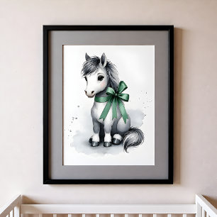 Affiche Ferme d'animaux de pépinière Touch of Color Cheval