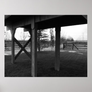 Affiche Ferme de Farmington Utah Horse