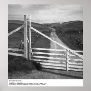 Affiche Ferme de Montezuma Hills par Ansel Adams