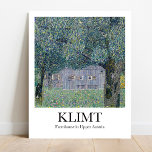 Affiche Ferme en Haute-Autriche par Gustav Klimt<br><div class="desc">Ferme de Gustav Klimt en Haute-Autriche (1911-1912) célèbre peinture</div>