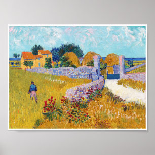 Affiche Ferme en Provence, Van Gogh