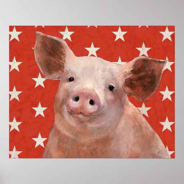 Affiche Ferme patriotique - Cochon (Devant)