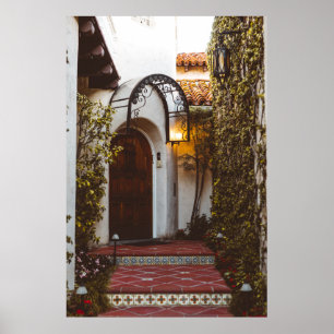 AFFICHE FERMÉ PORTE EN BOIS BROWN EN JOURNÉE