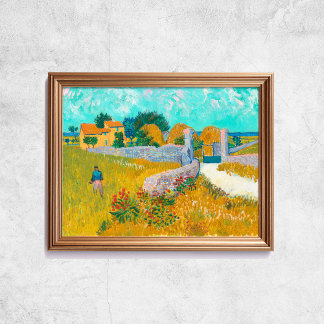 Affiche Ferme Van Gogh En Provence Vieux Art