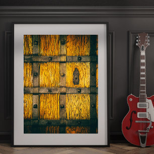 Affiche Fermeture de la porte médiévale du château.