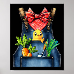 Affiche Fermier Costume d'Halloween Drôle prétendre que je