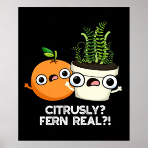 Affiche Ferne Citrusque Véritable Amusante Citrus Plante P