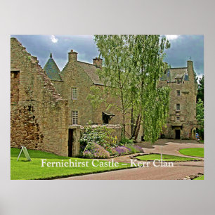 Affiche Ferniehirst Castle - Scottish Kerr Clan