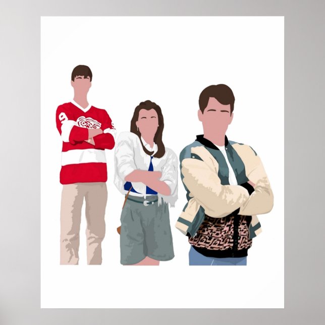 Affiche Ferris Bueller Art (Devant)