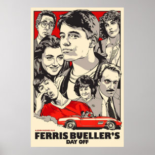 Affiche Ferris Buellers Jour off