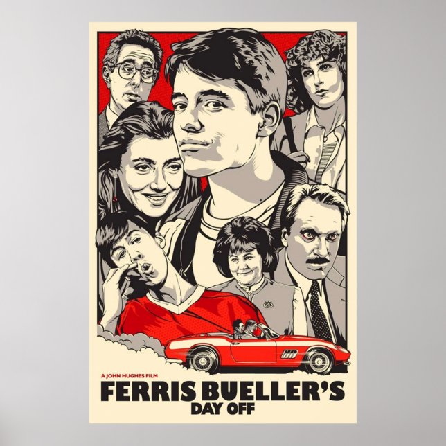 Affiche Ferris Buellers Jour off (Devant)