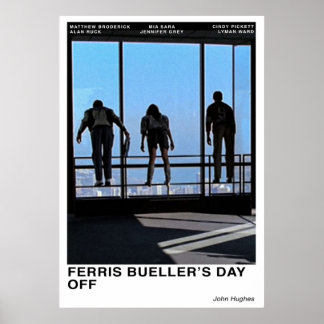 Affiche Ferris Buellers Jour off