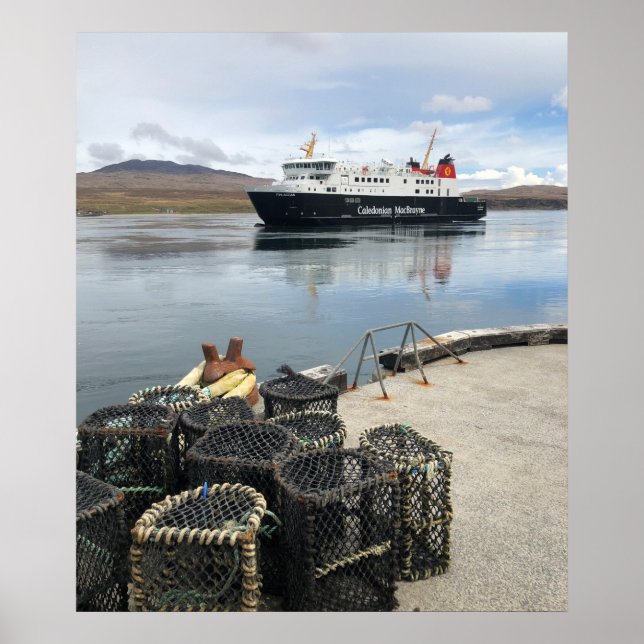 Affiche Ferry à Islay en Ecosse (Devant)