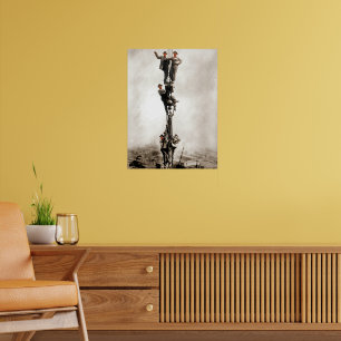 Affiche Fers de construction descendent