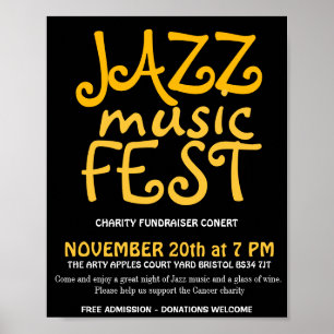Affiche Fest de musique de jazz