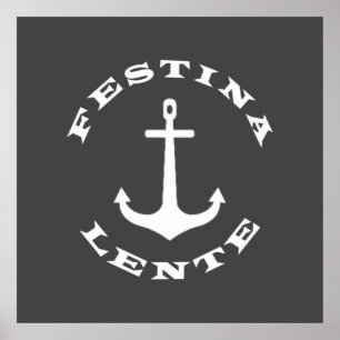 Affiche Festina lente