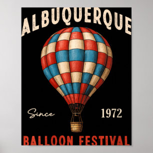 Affiche Festival de ballons d'Albuquerque pour femmes Nouv