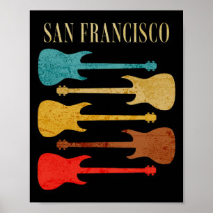 Affiche Festival de musique rock de concert de San Francis