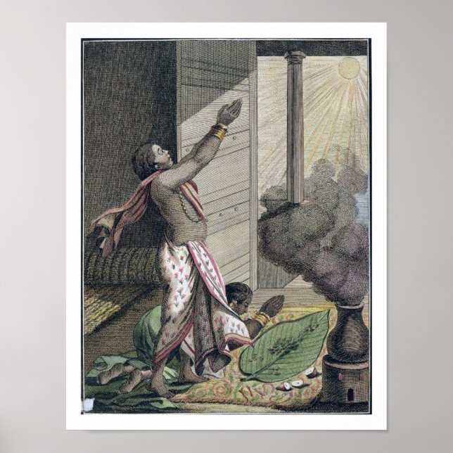 Affiche Festival de Pongol, Inde, de Voyage aux Indes, (Devant)