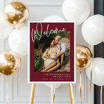 Affiche Festival d'hiver moderne Baby shower Bourgogne Bie<br><div class="desc">Découvrez l'esprit de la saison grâce à notre collection de festivals d'hiver de Calligraphie moderne dans le rouge bordeaux luxueux. Des invitations éblouissantes qui donnent le ton à l'élégante signalisation et décoration de fête qui enchantera vos invités, cette collection est conçue pour insuffler chaleur et style dans votre célébration. #zazzlemade...</div>