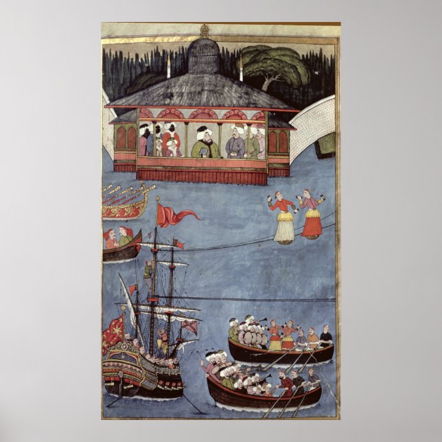 Affiche Festival nautique avant Sultan Ahmed III (Devant)