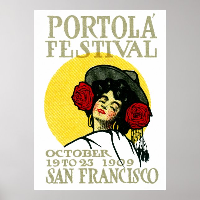 Affiche Festival Portola de San Francisco 1909 (Devant)