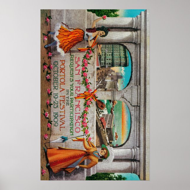 Affiche Festival Portola Publicité (femmes) (Devant)