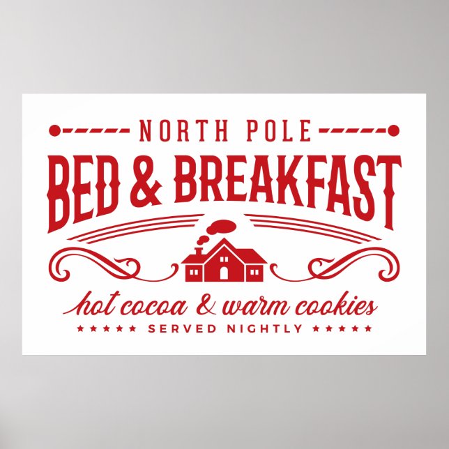 Affiche Festive North pole bed and breakfast (Devant)