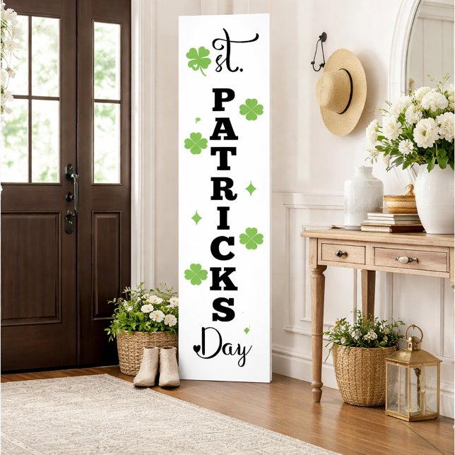 Affiche Festive Shamrock St. Patricks Day Décor (Créateur téléchargé)