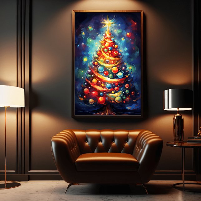 Affiche Festivités de rêve : Arbre de Noël (Créateur téléchargé)