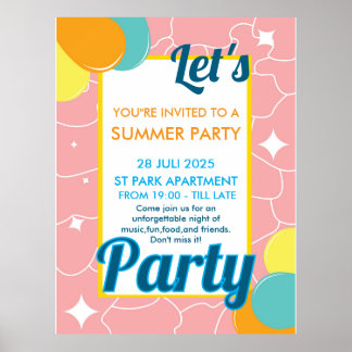 Affiche fête