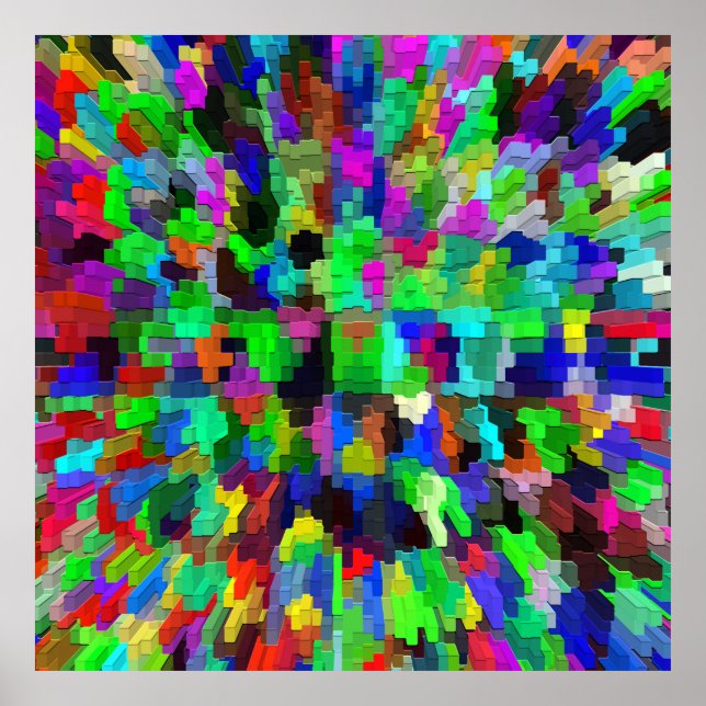 Affiche Fête colorée...... (Devant)