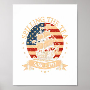 Affiche Fête comme c'est 1776 - Retro Patriotic Bow