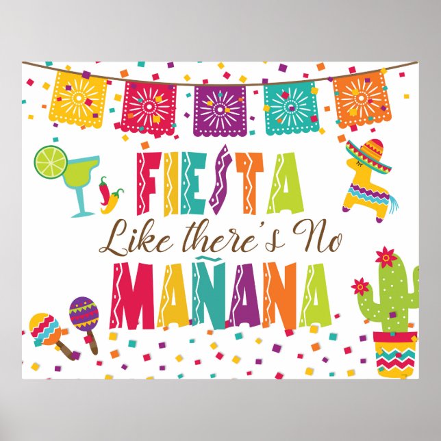 Affiche Fête comme s'il n'y avait pas de lendemain - Fond  (Devant)