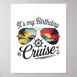 Affiche Fête d'anniversaire croisière festive 2025 Hommes