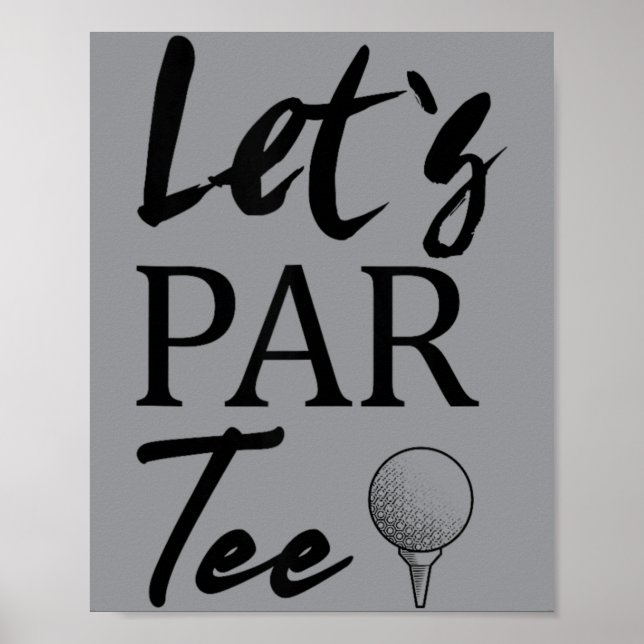 Affiche Fête d'anniversaire de golf Big Sis Hole In One Go (Devant)