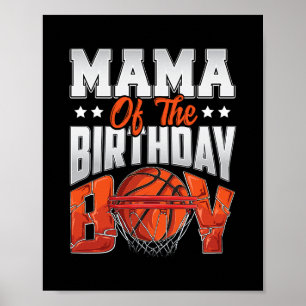 Affiche Fête d'anniversaire de Mama Sketll Birthday Boy Fa