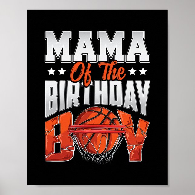 Affiche Fête d'anniversaire de Mama Sketll Birthday Boy Fa (Devant)