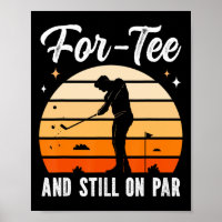 Fête d'anniversaire des 40 ans de golf Quarante an