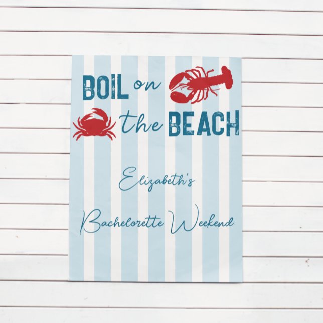 Affiche Fête de Bachelorette Bouillabaisse de Fruits de Me (Créateur téléchargé)