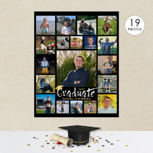 Affiche Fête de fin d'études 19 Affichage photo Pinceau Ty