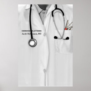 Affiche Fête de fin d'études de l'école de médecine