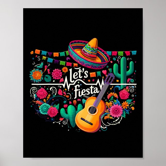 Affiche Fête de la fête mexicaine (Devant)
