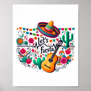 Affiche Fête de la fête mexicaine