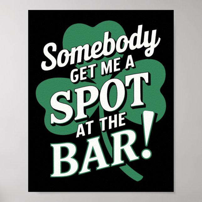Affiche Fête de la Saint-Patrick Fierté Irlandaise Défilé  (Devant)