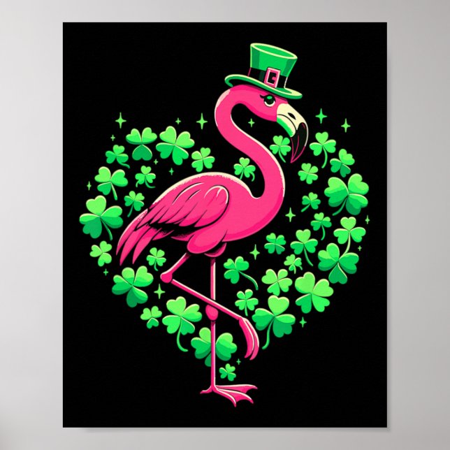 Affiche Fête de la Saint-Patrick Flamant Irlandais  (Devant)
