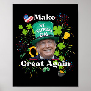 Affiche Fête de la Saint-Patrick Grande encore Chemise