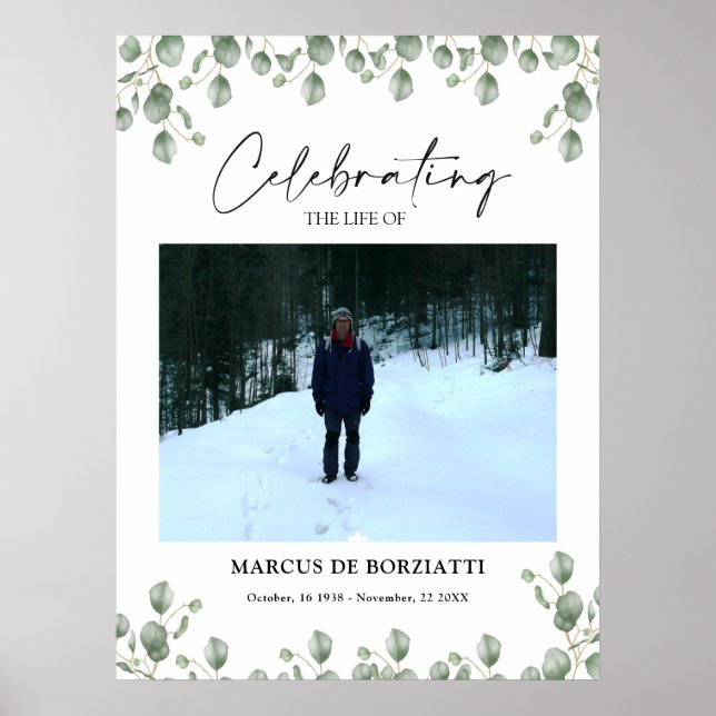 Affiche Fête de la vie Funéraire Accueil Réception (Devant)