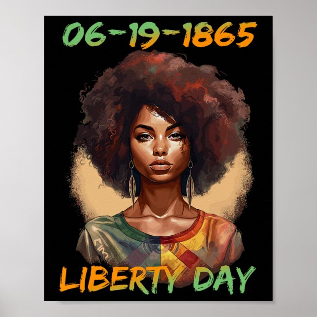 Affiche - Fête de l'indépendance des femmes afro-américain (Devant)