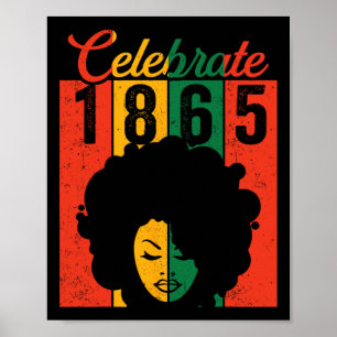 Affiche Fête de l'Indépendance des femmes noires de chemis